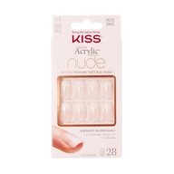 KISS Salon Sztuczne Paznokcie Acrylic French Nude - Cashmere (M) 1op.(28szt