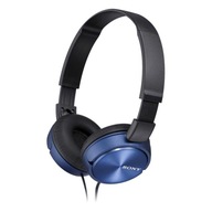 SONY Słuchawki Na uszy SONY MDR-ZX310AP Niebieskie (1.2m /Pozłacany wtyk/Ni