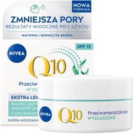 Krém Nivea Q10 Vyhladenie Proti vráskam na Tvár SPF 15 50ml