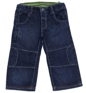 NAME IT świetne spodnie jeansowe bojówki WYGODNE z regulacją 92