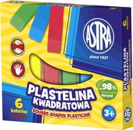 Plastelina Astra kwadratowa 6 kolorów 83811908