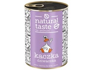 Karma dla kota NATURAL TASTE z kaczką 400 g