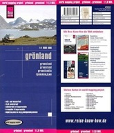 GRENLANDIA GREENLAND MAPA 1:900 t MAPA WODOODPORNA