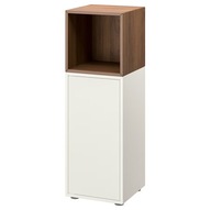 IKEA EKET Kombinácia skriniek biela/orech 35x35x107