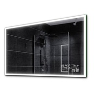 Kúpeľňové LED zrkadlo +počasie +dotyk 150x90 BOSTON