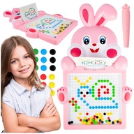 TABLICA MAGNETYCZNA MONTESSORI MOZAIKA MAGPAD PREZENT DLA 3 4 5 6 7 8 LATKA