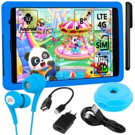 Tablet Blow PlatinumTAB8 4G LTE SET PRE DETI BLUE 8" 4 GB / 64 GB strieborný