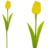 żółty tulipan 32cm sztuczny piękny jak żywy piankowy gumowy