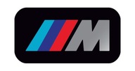 1x BMW M-Power logo naklejka 3D znaczek na felgi kierownicę chrom 17x9 mm