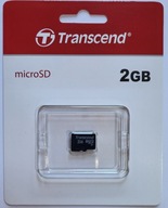 KARTA MICROSD bez HC TRANSCEND 2GB micro SD TS2GUSDC