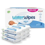 WaterWipes Chusteczki Biodegradowalne Nawilżane Wodne dla Dzieci 540szt