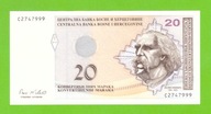 BOŚNIA I HERCEGOWINA 20 MARAKA 1998 P-66 UNC