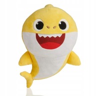 Maskot Baby shark 32 cm odtiene žltej a zlatej