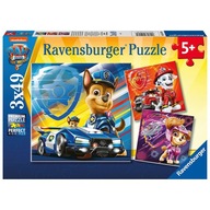 RAVENSBURGER PUZZLE 3X49 PSI PATROL FILM