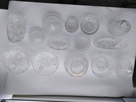 Kompletna zastawa z kryształów PRL - 14 sztuk