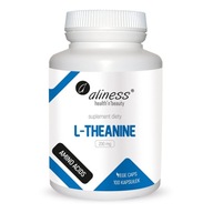 Aliness L-THEANINE 200 mg TEANINA 100 kapsułek STRES RELAKS Spokojny sen