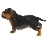 Realistická postava amerického Pitbulla Zvieratá Pes Pet Model Sochy deti
