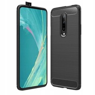 Etui PANCERNE do OnePlus 7 Pro, KARBON Dopasowane Plecki TPU Obudowa Cover