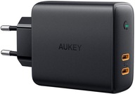 AUKEY SZYBKA ŁADOWARKA 2x USB-C Power Delivery 3.0