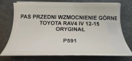 support panel for radiators pillar upper TOYOTA RAV4 IV 12-15
