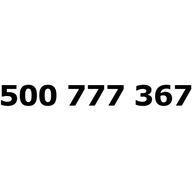 500 777 367 T-MOBILE ZŁOTY NUMER TELEFONU STARTER NA KARTĘ SIM NR TMOBILE