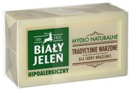 Biały Jeleń mydło naturalne w kostce SZARE MYDŁO