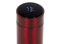 Termohrnček termoska smart LED 500ml červený s displejom teploty