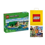 LEGO MINECRAFT č. 21254 - Domček na pláži korytnačiek +Taška +Katalóg LEGO 2024