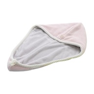 Hair Towel with Button Accessory Turban Microfiber