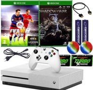 KONSOLA XBOX ONE S 500GB + ORYGINALNY PAD + GRY MEGA KOMPLET SOLIDNA ZABAWA