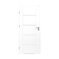 Drzwi wewnętrzne łazienkowe Nox Biały PP 80 L