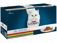 Purina Gourmet Perle fľaštičky v omáčke Mix príchutí - vlhké krmivo pre mačky - 6