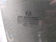 WINDOW LEFT RIGHT REAR PART LIFT MAZDA III 3 BM 13- BHMS 7292X