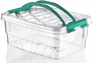 ÉTELTÁROLÓ DOBOZ FOGANTYÚKKAL ÉS FEDÉLLEL 5L RENDSZEREZŐ