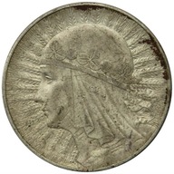 10 złotych, Głowa kobiety, 1932 ze znakiem, stan 3