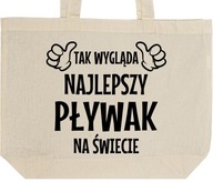 NAJLEPSZY PŁYWAK torba zakupy prezent