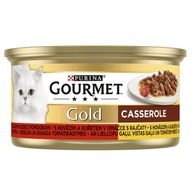 Gourmet Gold wołowina i kurczak w sosie 85g