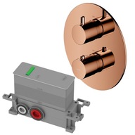 Omnires Y1236ROCP TERMOSTATYCZNA bateria 2-WYJŚCIOWA podtynkowa MIEDŹ + BOX