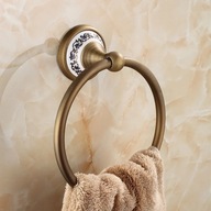 Ręcznik w stylu pierścienia Zestaw mosiężny łazien