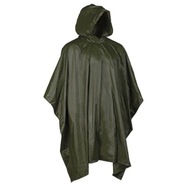 Ponczo peleryna płaszcz przeciwdeszczowy z Kapturem Mil-Tec PVC - Olive