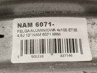 disk 4x100 - ET35 - 4,5J - 12" NAM 6071 MINI