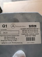 control unit module KAMERY reversing MERCEDES S W221 OE EU