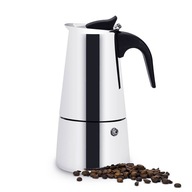 Oceľová kaviarnička MODERNO sparovač kávy 6tz 300 ml H1