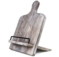 Custom Wooden Cookbook Stand,Cutting Board Style Wood Recipe Holder ~5977