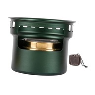 Alcohol Stove Camping Lightweight with Carrying Bag Spirit Burner Grteen