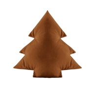 Vankúš vianočný stromček VELVET VE2213 | karamelový