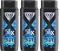 DiXi MAN Żel pod prysznic ICE BOX 3w1 ZESTAW