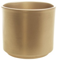 Doniczka złota osłonka ceramiczna 22 cm
