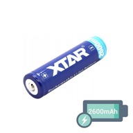 Akumulator litowo-jonowy XTAR 3,7V 2600mAh typ 18650 zabezpieczony