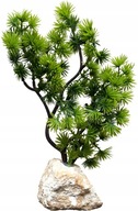 Roślina do Akwarium Roślinka Sztuczna Bonsai Wysokość 20cm A1